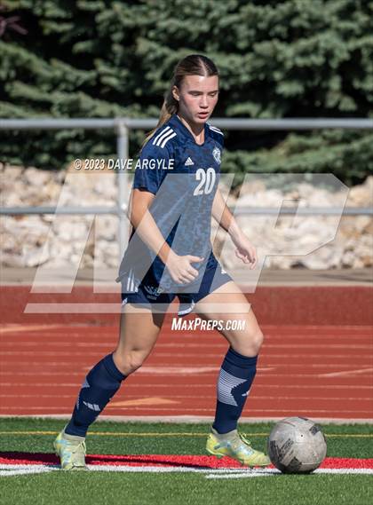 Thumbnail 2 in Hunter @ Woods Cross (UHSAA First Round) photogallery.