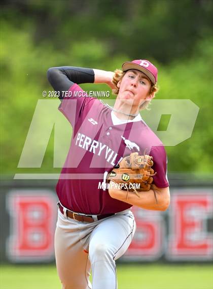 Thumbnail 2 in Pangburn vs Perryville (AAA 3A Regional first round) photogallery.
