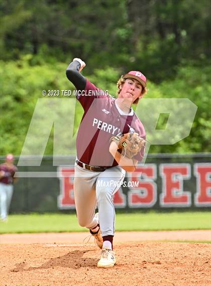 Thumbnail 2 in Pangburn vs Perryville (AAA 3A Regional first round) photogallery.