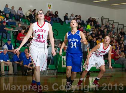 Thumbnail 3 in Southwestern vs. Waldron (Shelby County Tournament) photogallery.