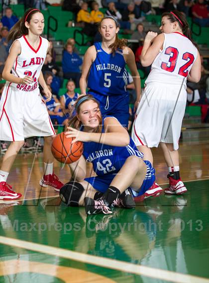 Thumbnail 3 in Southwestern vs. Waldron (Shelby County Tournament) photogallery.
