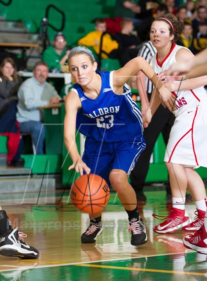 Thumbnail 2 in Southwestern vs. Waldron (Shelby County Tournament) photogallery.