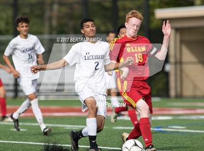 Thumbnail 3 in Olean @ Lackawanna (Section 6 Class B Semifinal) photogallery.