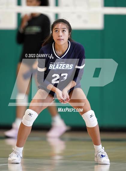 Thumbnail 3 in Bowie vs Notre Dame Prep (Tiger Paws Invitational) photogallery.