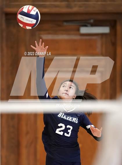 Thumbnail 3 in Bowie vs Notre Dame Prep (Tiger Paws Invitational) photogallery.