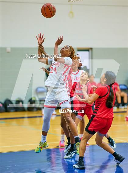 Thumbnail 2 in MacArthur vs. Bellaire (Houston ISD Tournament) photogallery.