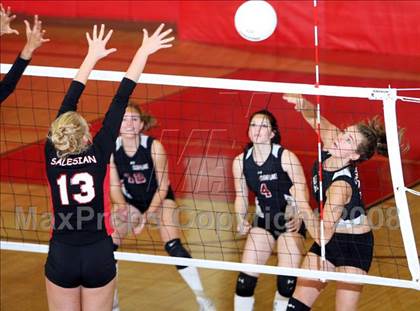 Thumbnail 3 in Clear Lake @ Salesian (CIF NCS D4 Playoffs) photogallery.
