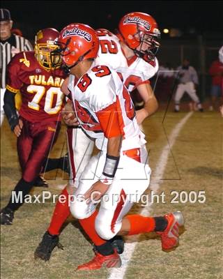 Thumbnail 3 in Hanford vs. Tulare Union (Section Playoffs) photogallery.