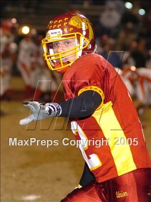 Thumbnail 1 in Hanford vs. Tulare Union (Section Playoffs) photogallery.