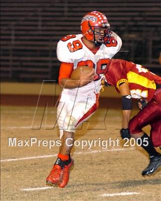 Thumbnail 3 in Hanford vs. Tulare Union (Section Playoffs) photogallery.