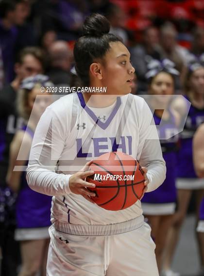 Thumbnail 2 in Lehi vs. East (UHSAA Quarter Final) photogallery.