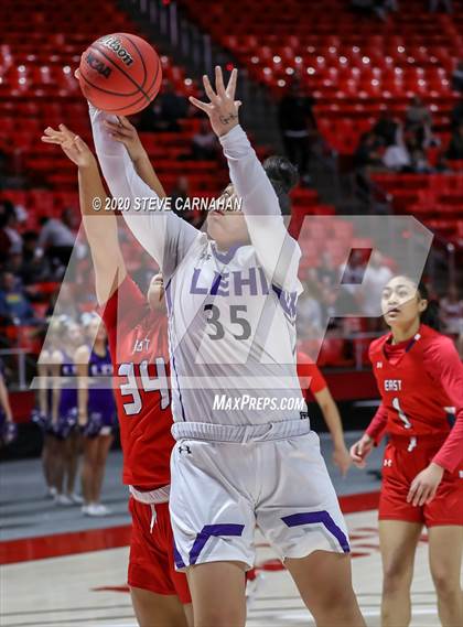 Thumbnail 2 in Lehi vs. East (UHSAA Quarter Final) photogallery.