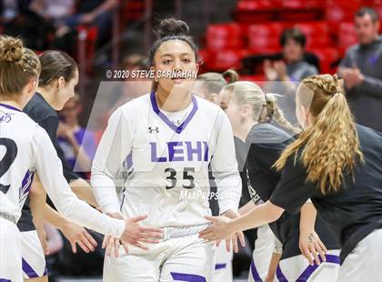 Thumbnail 2 in Lehi vs. East (UHSAA Quarter Final) photogallery.