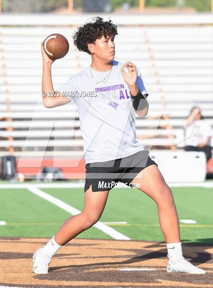 Thumbnail 1 in Washington vs. Trevor Browne (Trevor Browne 7 on 7) photogallery.