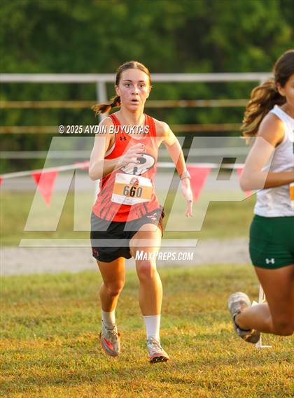 Thumbnail 1 in Lovejoy XC Fall Festival 2025 Girls Elite Varsity photogallery.