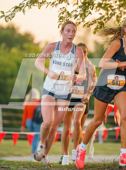 Thumbnail 1 in Lovejoy XC Fall Festival 2025 Girls Elite Varsity photogallery.