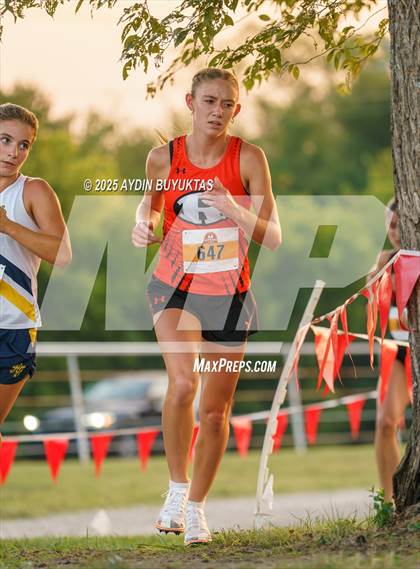 Thumbnail 2 in Lovejoy XC Fall Festival 2025 Girls Elite Varsity photogallery.