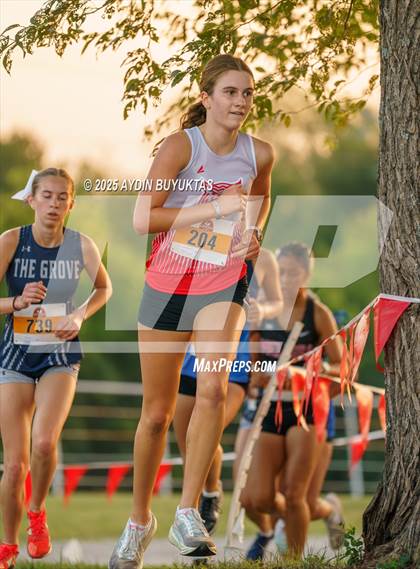 Thumbnail 3 in Lovejoy XC Fall Festival 2025 Girls Elite Varsity photogallery.
