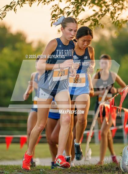Thumbnail 1 in Lovejoy XC Fall Festival 2025 Girls Elite Varsity photogallery.
