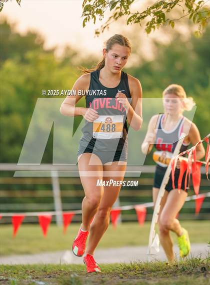 Thumbnail 1 in Lovejoy XC Fall Festival 2025 Girls Elite Varsity photogallery.