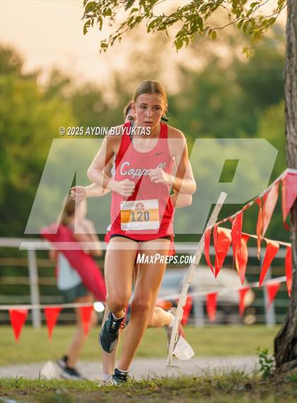 Thumbnail 1 in Lovejoy XC Fall Festival 2025 Girls Elite Varsity photogallery.
