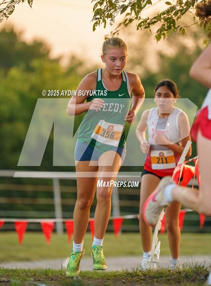 Thumbnail 2 in Lovejoy XC Fall Festival 2025 Girls Elite Varsity photogallery.