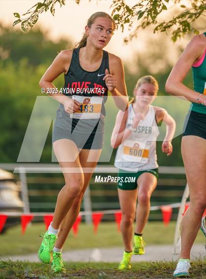 Thumbnail 2 in Lovejoy XC Fall Festival 2025 Girls Elite Varsity photogallery.
