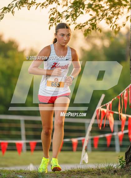 Thumbnail 1 in Lovejoy XC Fall Festival 2025 Girls Elite Varsity photogallery.