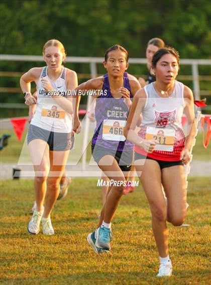 Thumbnail 1 in Lovejoy XC Fall Festival 2025 Girls Elite Varsity photogallery.