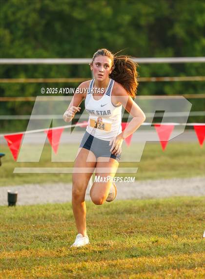 Thumbnail 2 in Lovejoy XC Fall Festival 2025 Girls Elite Varsity photogallery.