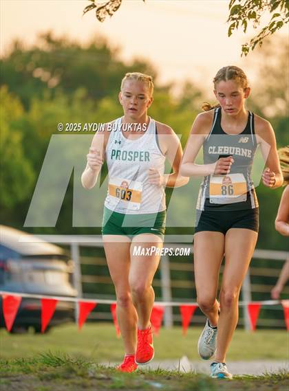 Thumbnail 3 in Lovejoy XC Fall Festival 2025 Girls Elite Varsity photogallery.