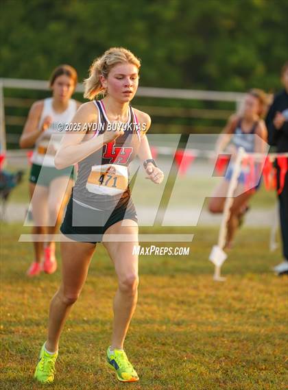 Thumbnail 1 in Lovejoy XC Fall Festival 2025 Girls Elite Varsity photogallery.