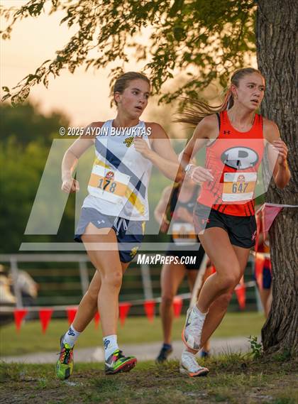 Thumbnail 3 in Lovejoy XC Fall Festival 2025 Girls Elite Varsity photogallery.
