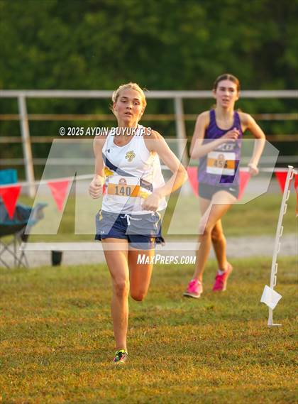 Thumbnail 1 in Lovejoy XC Fall Festival 2025 Girls Elite Varsity photogallery.