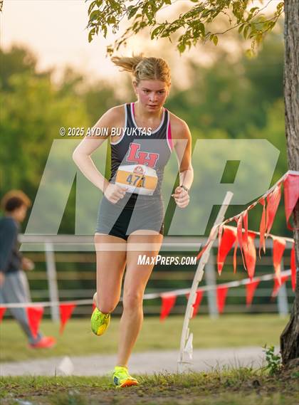 Thumbnail 2 in Lovejoy XC Fall Festival 2025 Girls Elite Varsity photogallery.