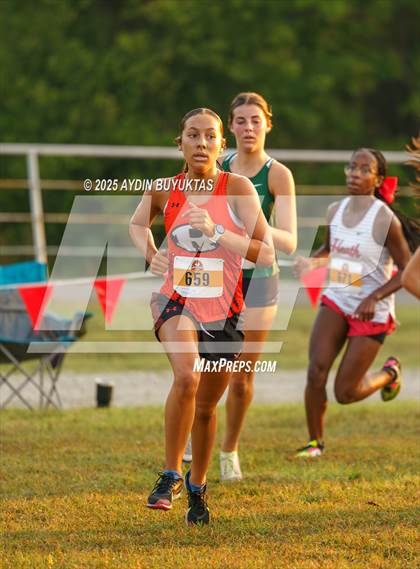 Thumbnail 2 in Lovejoy XC Fall Festival 2025 Girls Elite Varsity photogallery.