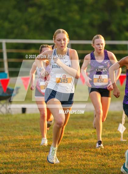 Thumbnail 2 in Lovejoy XC Fall Festival 2025 Girls Elite Varsity photogallery.