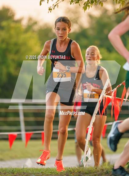 Thumbnail 2 in Lovejoy XC Fall Festival 2025 Girls Elite Varsity photogallery.