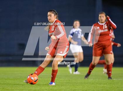 Thumbnail 3 in Mater Dei Catholic vs Castle Park (Soccer at the Q) photogallery.
