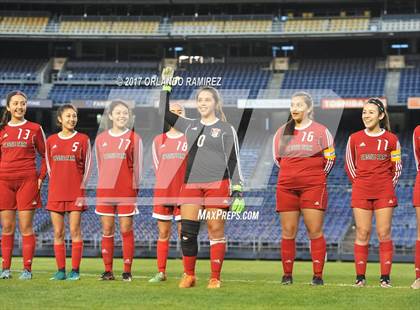 Thumbnail 2 in Mater Dei Catholic vs Castle Park (Soccer at the Q) photogallery.