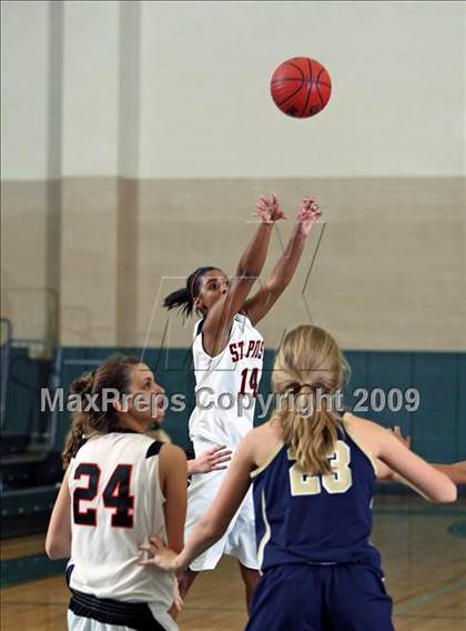 Thumbnail 1 in St. Pius X vs Second Baptist (John Cooper Invitational 2009) photogallery.