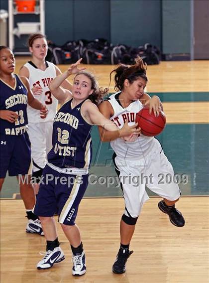 Thumbnail 1 in St. Pius X vs Second Baptist (John Cooper Invitational 2009) photogallery.