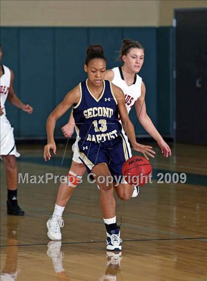 Thumbnail 1 in St. Pius X vs Second Baptist (John Cooper Invitational 2009) photogallery.