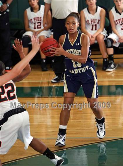 Thumbnail 1 in St. Pius X vs Second Baptist (John Cooper Invitational 2009) photogallery.