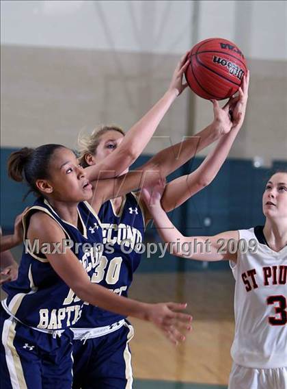 Thumbnail 2 in St. Pius X vs Second Baptist (John Cooper Invitational 2009) photogallery.