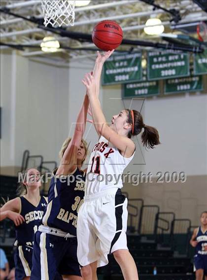 Thumbnail 3 in St. Pius X vs Second Baptist (John Cooper Invitational 2009) photogallery.