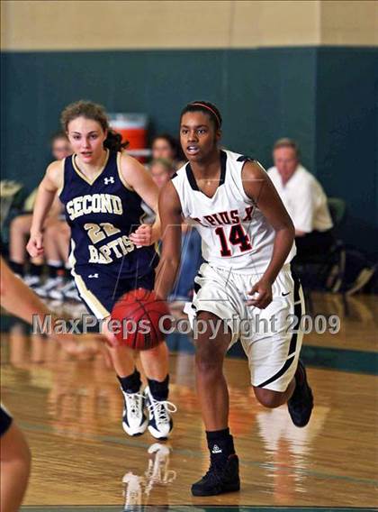 Thumbnail 2 in St. Pius X vs Second Baptist (John Cooper Invitational 2009) photogallery.