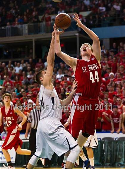 Thumbnail 3 in St. John's Prep vs. St. John's (MIAA Division 1 Final) photogallery.