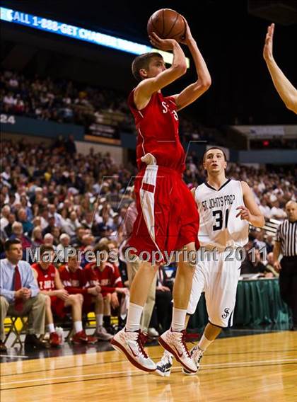 Thumbnail 3 in St. John's Prep vs. St. John's (MIAA Division 1 Final) photogallery.