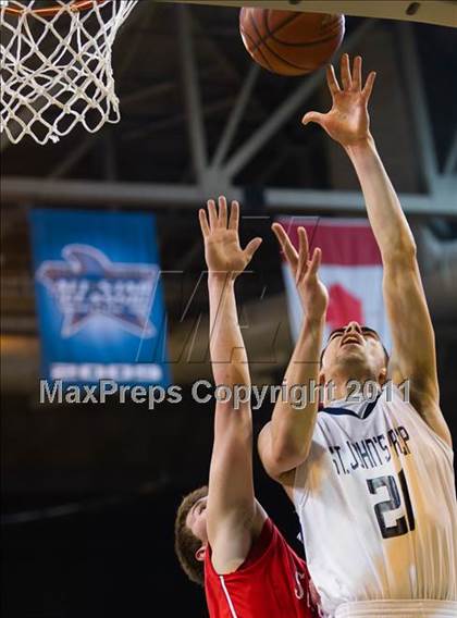 Thumbnail 1 in St. John's Prep vs. St. John's (MIAA Division 1 Final) photogallery.